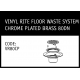 Marley Solvent Joint Vinyl Rite Floor Waste System Chrome Plated Brass 80DN - VR80CP